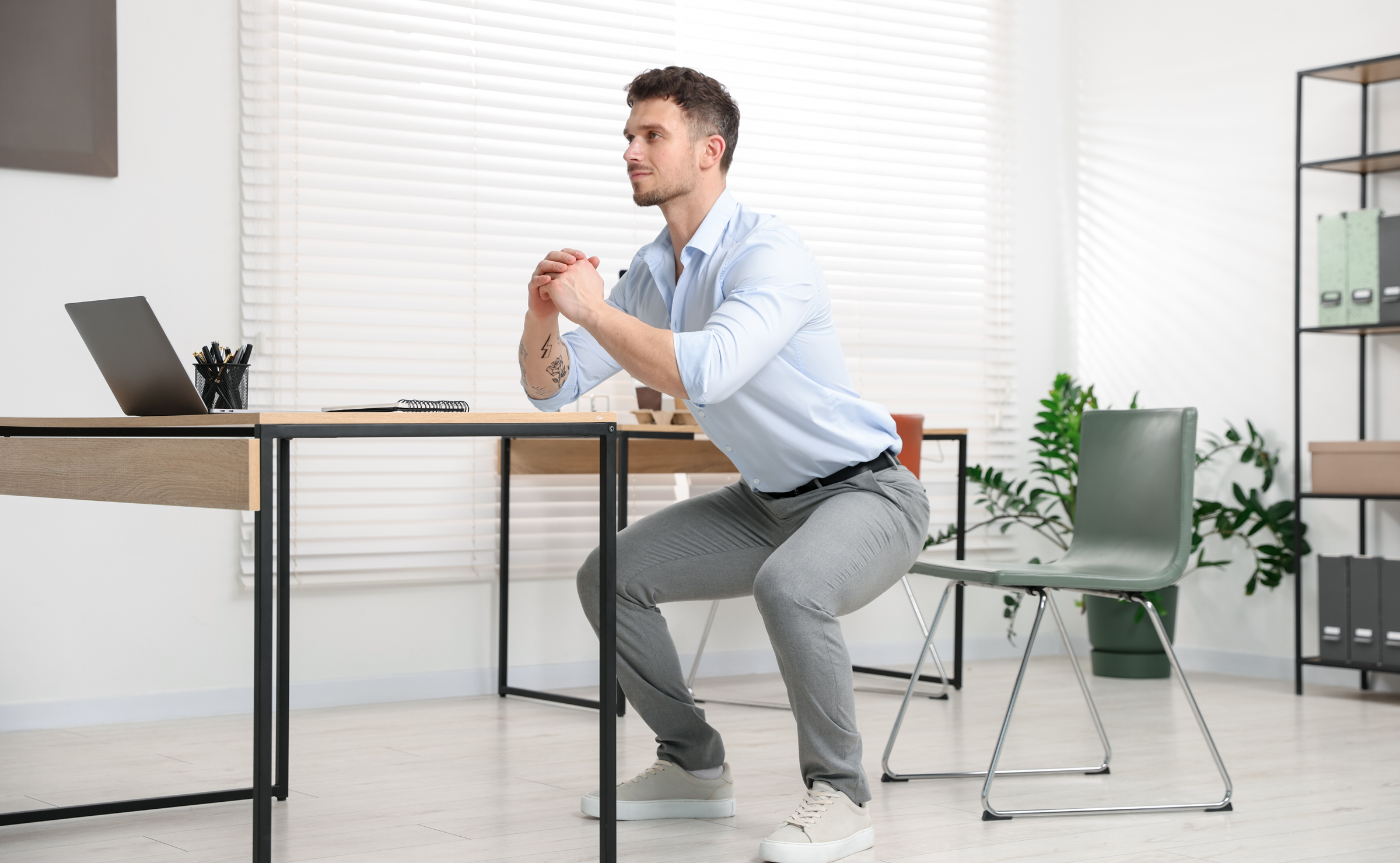 June Wellness: Drop It Like It’s Hot with the Chair Squat Challenge